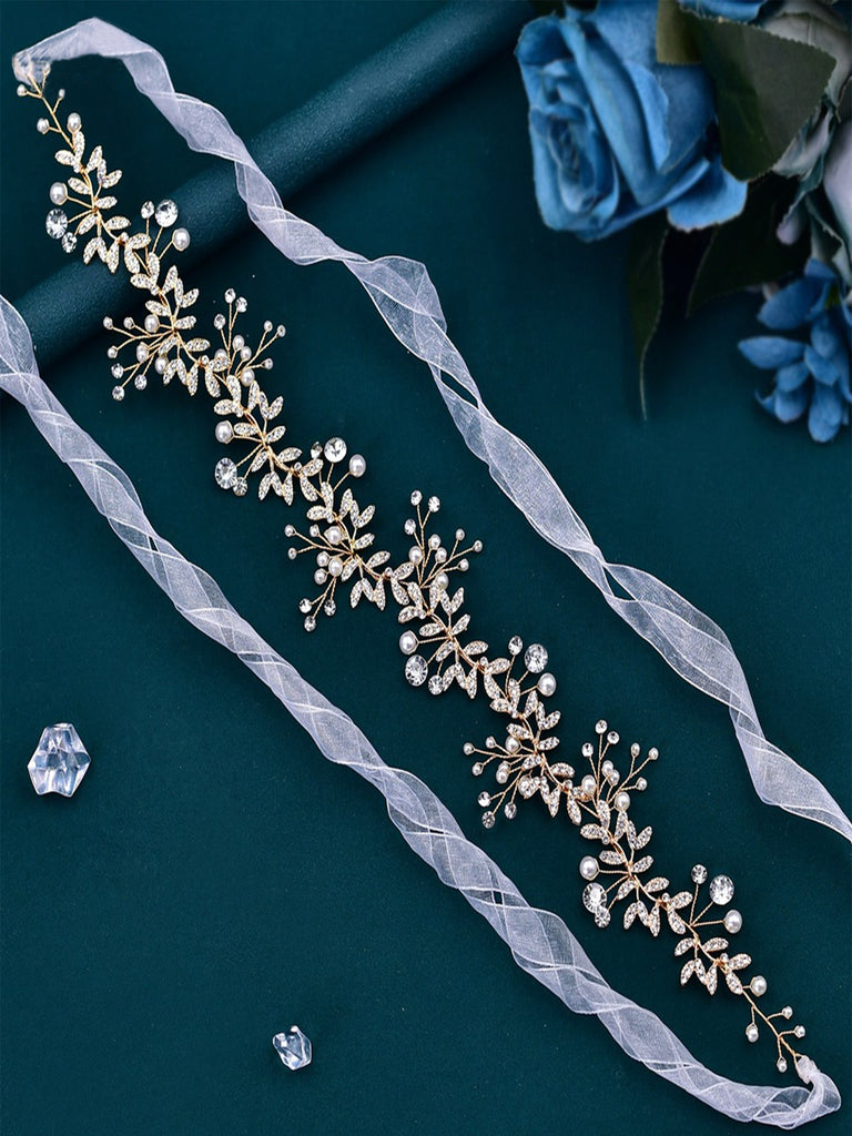 Elegant Luxury Beaded Brides Sash For Wedding,Party Prom,SH233