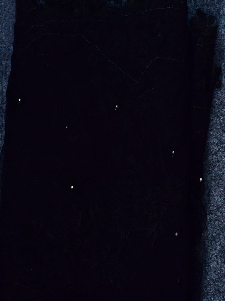 Elegant Pearl Tail Lace Shawl, VG59