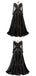 Gorgeous Black A-line Long Sleeves Maxi Long Party Prom Dresses,Evening Dress,13310