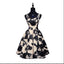 Black Lace Spaghetti Straps Cute Homecoming Prom Dresses, Affordable Short Party Prom Sweet 16 Dresses, Perfect Homecoming Cocktail Dresses, CM343
