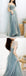 Elegant Blue A-line Off Shoulder Long Prom Dresses Online,Evening Party Dresses,12515