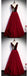 Elegant Red A-line V-neck Cheap Long Prom Dresses Online,12783