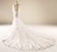 Long Sleeve Mermaid Lace Beaded Wedding Dresses, Custom Made Wedding Dresses, Affordable Wedding Bridal Gowns, WD228