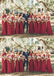 Mismatched Chiffon Dark Red Long Bridesmaid Dresses Online, Cheap Bridesmaids Dresses, WG688