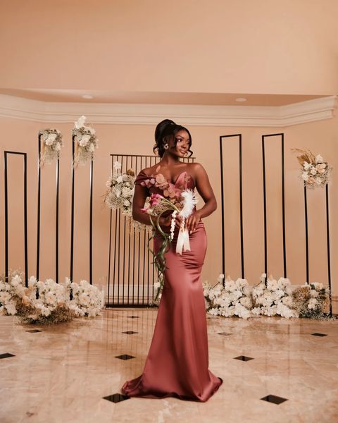 Mismatched Dusty Rose Mermaid Cheap Long Bridesmaid Dresses,WG1144 LoverBridal Mismatched Dusty Rose Mermaid Cheap Long Bridesmaid Dresses,WG1144 LoverBridal