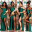 Mismatched Green Mermaid Cheap Long Bridesmaid Dresses Online,WG1091