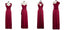 Multiway A-line Burgundy Cheap Long Bridesmaid Dresses Online,WG1043