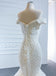 Off Shoulder Lace Mermaid Wedding Dresses, Cheap Wedding Gown, WD717