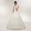 Scoop Cap Sleeves Lace A-line Cheap Wedding Dresses Online, Unique Bridal Dresses, WD570