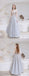 See Through Grey A-line Illusion Spaghetti Straps Long Prom Dresses Online,12565