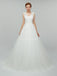 Sexy Backless Simple V-Neck Cheap Wedding Dresses Online, Cheap Bridal Dresses, WD552