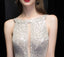 Sexy Mermaid V Neck Sequin Long Evening Prom Dresses, Evening Party Prom Dresses, 12321