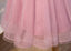 Sexy Open Back Pink Beaded Cute Homecoming Prom Dresses, Affordable Short Party Prom Dresses, Perfect Homecoming Dresses, CM303