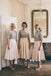 Sexy Two Pieces Short Sleeves Short Rhinestone Cheap Bridesmaid Dresses Online, WG342