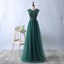 Short Sleeve Lace See Through Long Evening Prom Dresses, Popular Cheap Long Party Prom Dresses, 17239