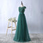 Short Sleeve Lace See Through Long Evening Prom Dresses, Popular Cheap Long Party Prom Dresses, 17239