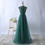Short Sleeve Lace See Through Long Evening Prom Dresses, Popular Cheap Long Party Prom Dresses, 17239