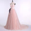 Strapless Sweetheart Blush Pink A line Long Evening Prom Dresses, Popular Cheap Long 2022 Party Prom Dresses, 17240