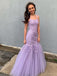 Straps Lace Mermaid Long Evening Prom Dresses, Evening Party Prom Dresses, 12278