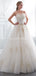 Sweetheart A-line Gold Lace Beaded Cheap Wedding Dresses Online, Cheap Bridal Dresses, WD571