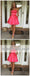 Sweetheart Simple Cute Cheap Short Red Homecoming Dresses Under 100, CM533