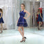 Two Straps Royal Blue Simple Cheap Homecoming Dresses Online, Cheap Short Prom Dresses, CM809