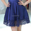 Two Straps Royal Blue Simple Cheap Homecoming Dresses Online, Cheap Short Prom Dresses, CM809