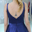 Two Straps Royal Blue Simple Cheap Homecoming Dresses Online, Cheap Short Prom Dresses, CM809
