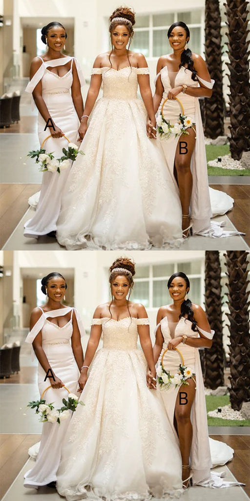 Unique Mismatched Mermaid Cheap Long Bridesmaid Dresses Online,WG1475