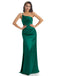 Mismatched Emerald Green Mermaid Maxi Long Bridesmaid Dresses For Wedding Party,WG1638