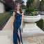 Sexy Blue Mermaid One Shoulder Long Party Prom Dresses To Impress,Evening Dress,13499