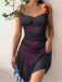 Black Red Spaghetti Straps Short Homecoming Dresses,Cheap Short Prom Dresses,CM946