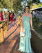 Elegant A-line Blue Long Party Prom Dresses To Impress,Evening Dress,13565