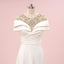 Elegant Ivory A-line With Beading Maxi Long Party Prom Dresses,Evening Dress,13307