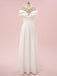 Elegant Ivory A-line With Beading Maxi Long Party Prom Dresses,Evening Dress,13307