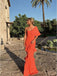 Elegant Orange Mermaid Long Party Prom Dresses To Impress,Evening Dress,13490