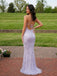 Lilac Sequin Cowl Neck Open Back Mermaid Prom Dress, 26025