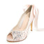 Pink Crystal High Heels Pointed Toe Rhinestone Wedding Bridal Shoes, S025