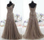 Popular Stunning V-neck Lace up Rhinestone Mermaid Bridal Gown, Wedding Dresses, WD0057