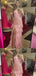 Pretty Pink Mermaid Side Slit Maxi Long Party Prom Dresses To Impress,Evening Dress,13405