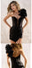 Sexy Black Sheath One Shoulder Mini Short Party Prom Homecoming Dresses Online,CM1035