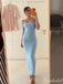 Sexy Blue Mermaid Off Shoulder Long Party Prom Dresses To Impress,Evening Dress,13552