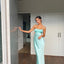 Sexy Blue Sheath Spaghetti Straps Maxi Long  Party Prom Dresses, Evening Dress,13179