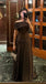 Sexy Brown One Shoulder Mermaid Long Party Prom Dresses To Impress,Evening Dress,13578