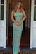 Sexy Green Mermaid Long Party Prom Dresses To Impress,Evening Dress,13577