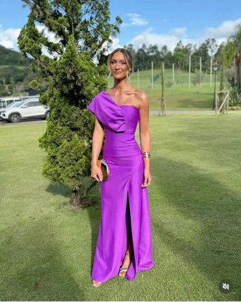Sexy Mermaid Purple Long Party Prom Dresses To Impress,Evening Dress,13566