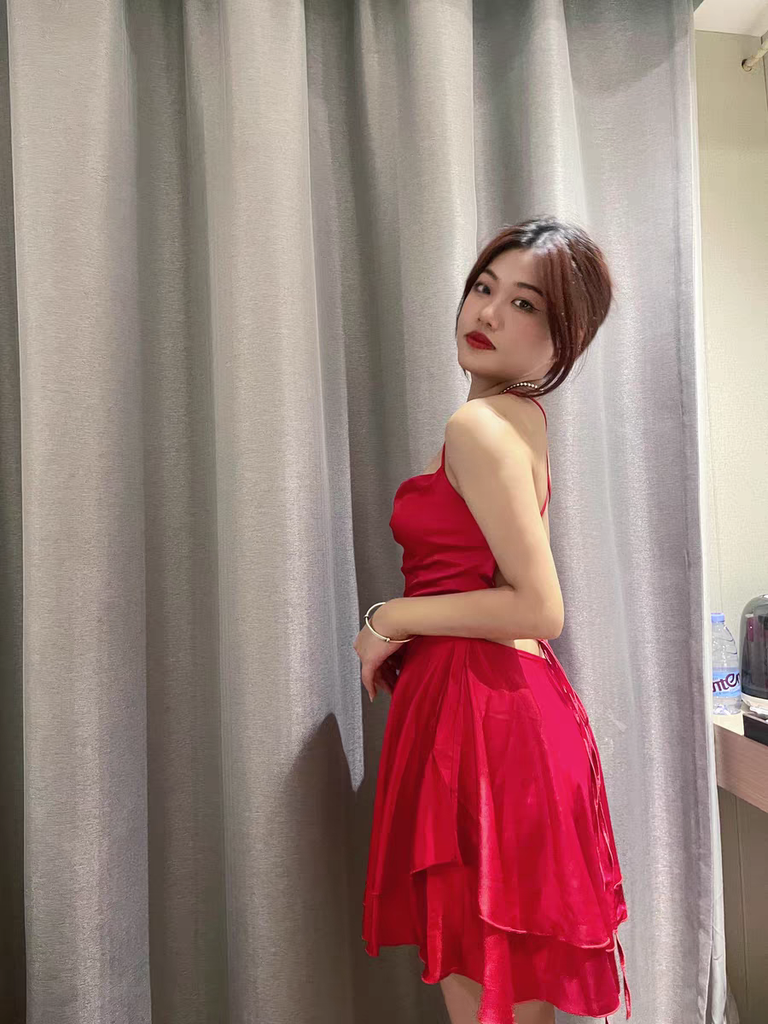 Sexy Red A-line Spaghetti Straps Mini Short Prom Homecoming Dresses Online,CM1020