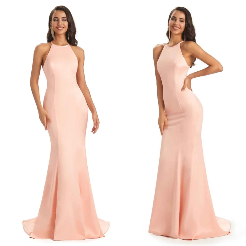 Simple Sabrina Sexy Cheap Long Bridesmaid Dresses Online, WG571