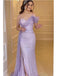 Sparkly Mermaid Spaghetti Straps Side Slit Maxi Long Party Prom Dresses,13096