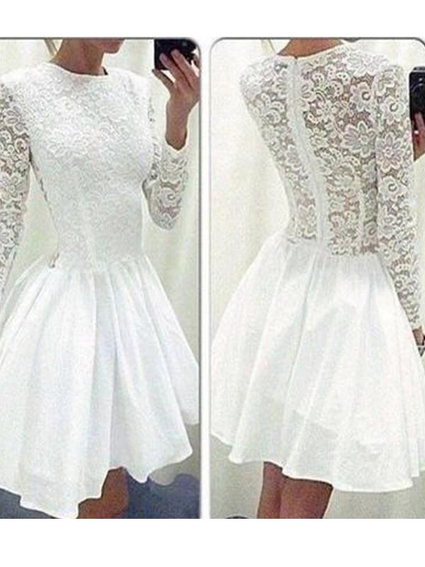 2017 Long Sleeve White lace tight special Rehearsal homecoming prom dr LoverBridal 2017 Long Sleeve White lace tight special Rehearsal homecoming prom dr LoverBridal